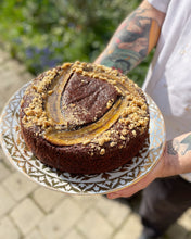 Load image into Gallery viewer, Wheat free Banana, chocolate and hazelnut cake