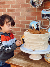 Load image into Gallery viewer, Celebration Full on Biscoff cake - Theme: construction Vehicles!