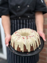 Load image into Gallery viewer, Spiced Carrot Bundt Cake with Tahini &amp; Orange Blossom
