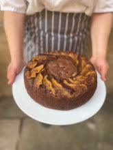 Load image into Gallery viewer, Spiced poached pear and chocolate cake
