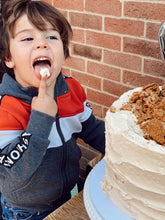 Load image into Gallery viewer, Celebration Full on Biscoff cake - Theme: construction Vehicles!
